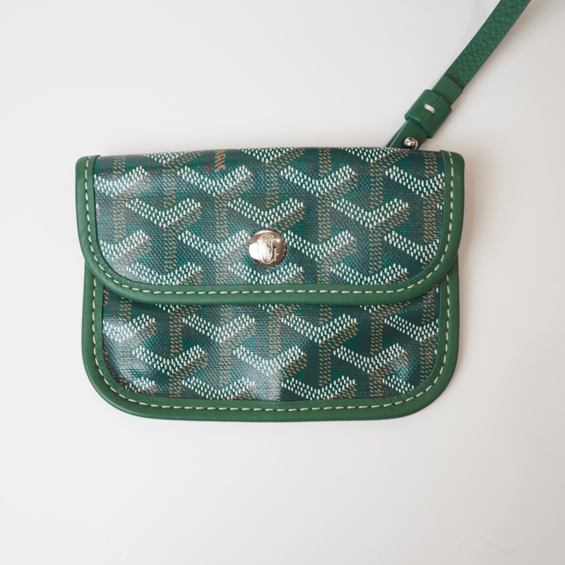 Goyard Anjou mini tote綠色-18