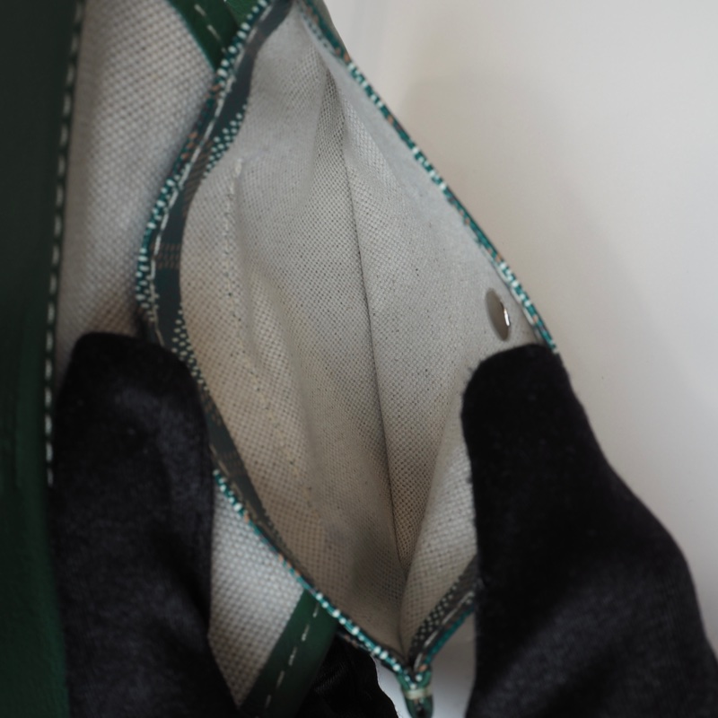 Goyard Anjou mini tote綠色-21