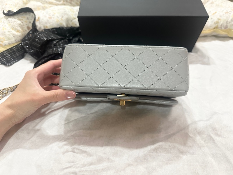 chanel CF20 金球,灰藍-3