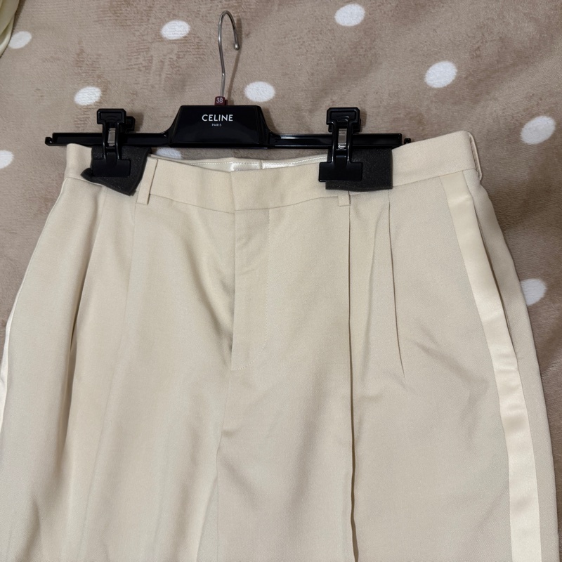 隨便賣 買到賺到 全新 Celine 卡其布料 正式休閒長褲-8