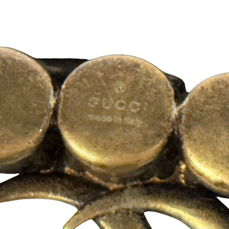 GUCCI GG Marmont 水鑽 胸針-9