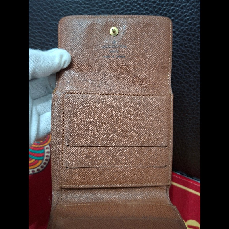 日本二手/LV/三折層中夾/內有零錢袋/SP0038-16