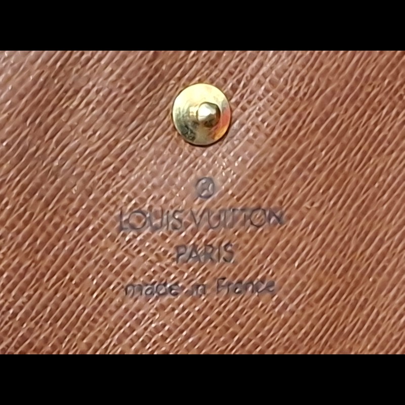 日本二手/LV/三折層中夾/內有零錢袋/SP0038-18