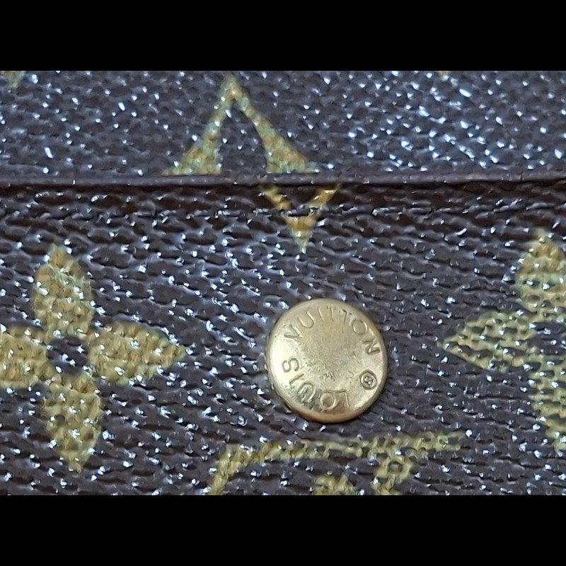 日本二手/LV/三折層中夾/內有零錢袋/SP0038-21