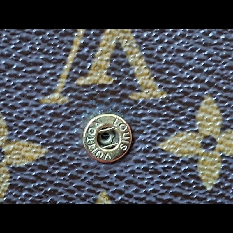 日本二手/LV/三折層中夾/內有零錢袋/SP0038-22