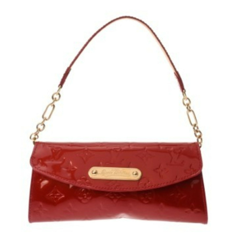 路易威登 (LOUIS VUITTON) Monogram Vernis Sunset Boulevard Pomme d'Amour M93543 女士手提包 A 級二手 Ginzo-0