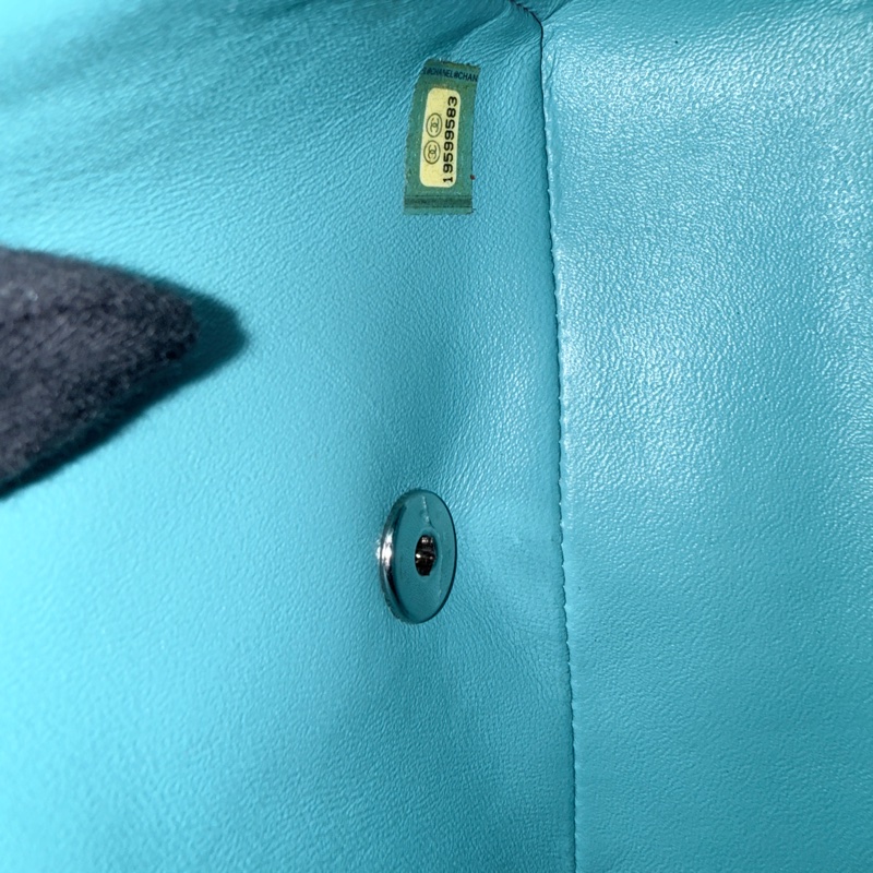 Chanel✨綠色方胖子鏈條包 19開 閒置超級新-21