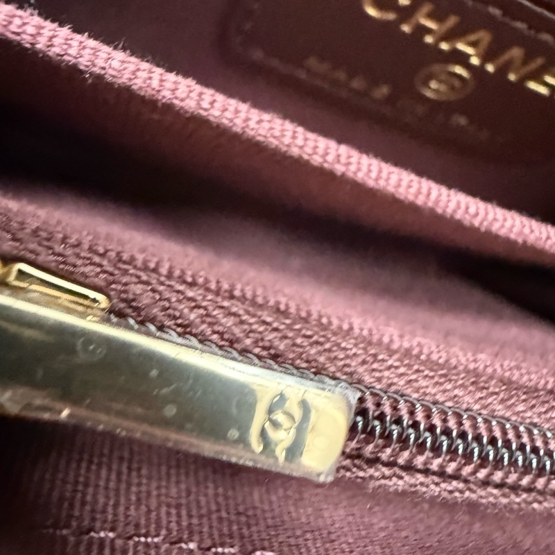 Chanel經典ㄇ字零錢卡包 夾層多 有拉鏈-2