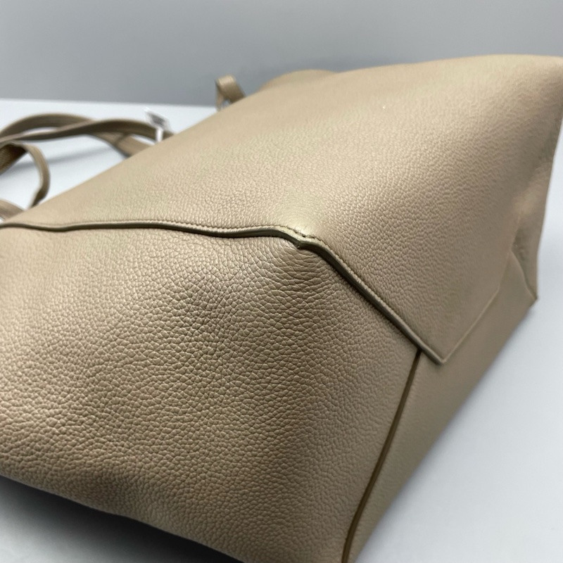 Celine賽琳托特包灰色荔枝紋/29*30*18cm 🈚附件-3