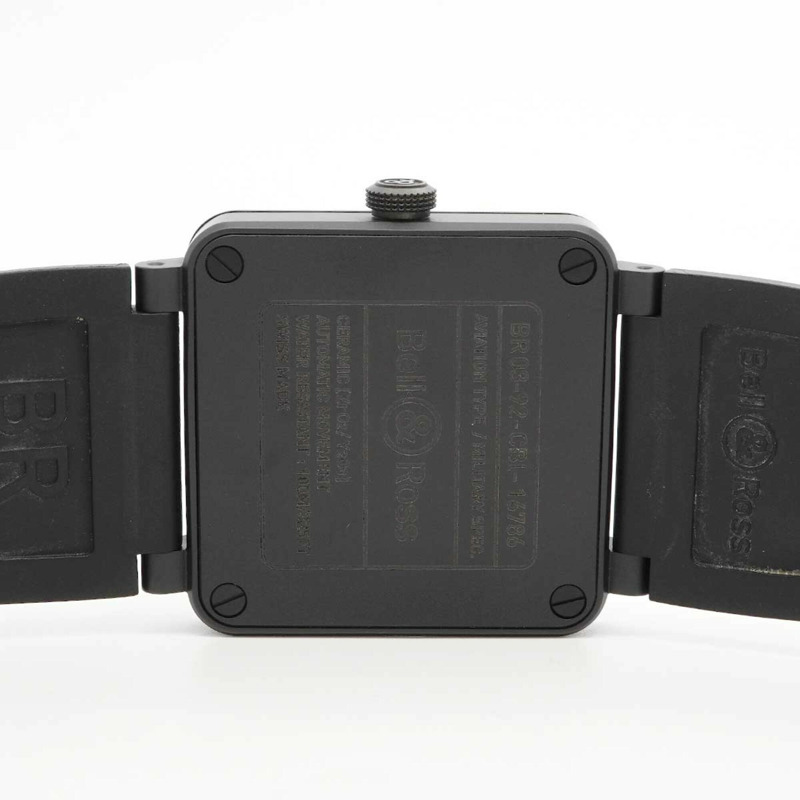 Bell & Ross Phantom 陶瓷腕錶 BR0392-PHANTOM-CE 黑色錶盤男士腕錶-4