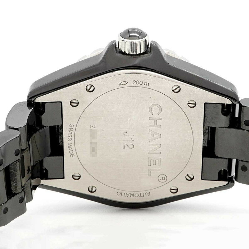 香奈兒 J12 H1626 黑色錶盤男士腕錶-4