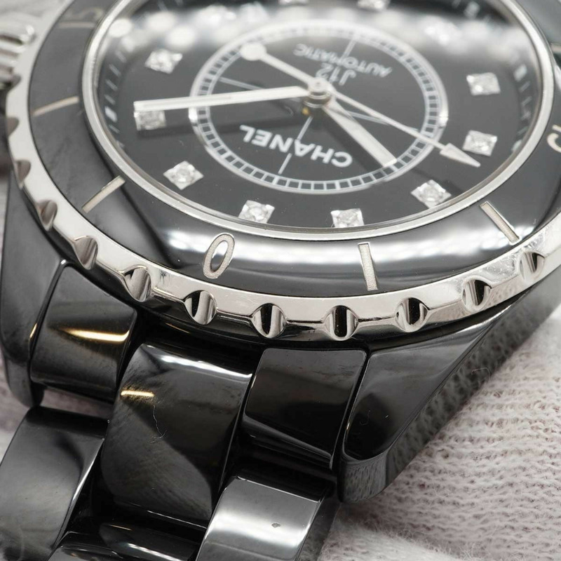 香奈兒 J12 H1626 黑色錶盤男士腕錶-6