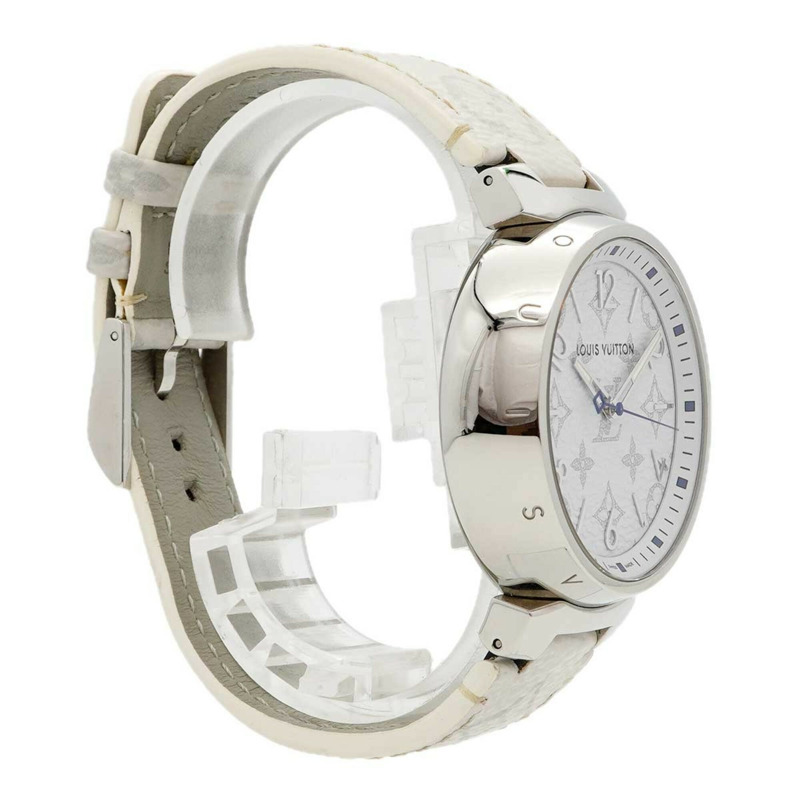 路易威登 Tambour QA114 白色錶盤男士腕錶-2