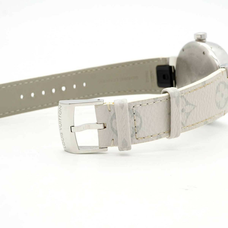 路易威登 Tambour QA114 白色錶盤男士腕錶-3