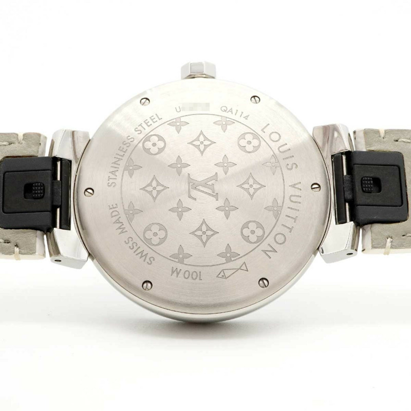 路易威登 Tambour QA114 白色錶盤男士腕錶-4