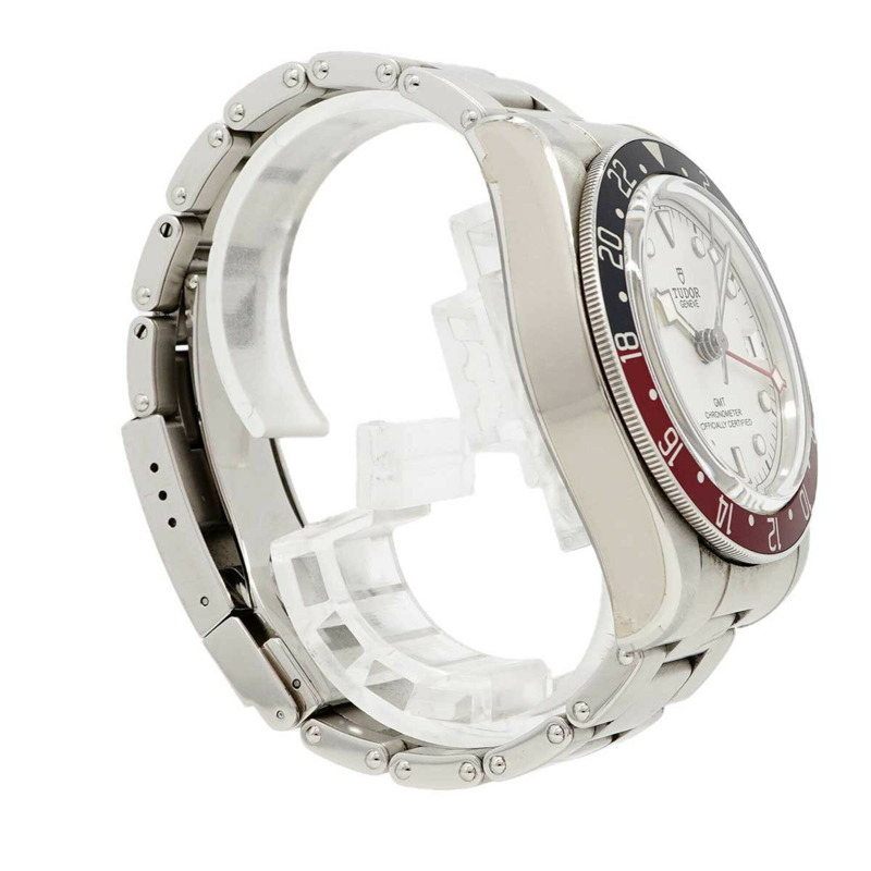 帝舵碧灣GMT 79830RB 白色錶盤男士腕錶-2