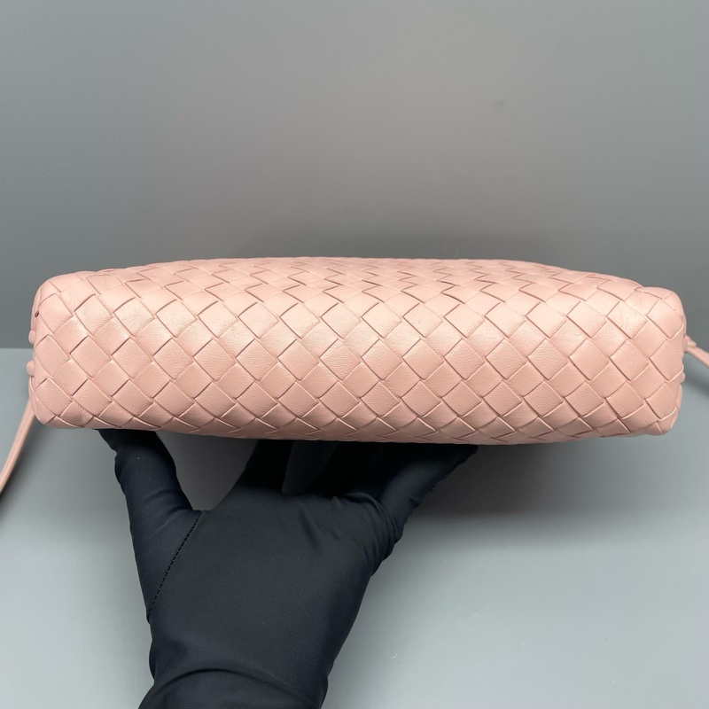 BV葆蝶家編織斜挎相機包粉色/24*17*5cm 🈚附件-4