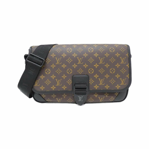 路易威登 Monogram Macassar Archie Messenger GM M46371 肩背包