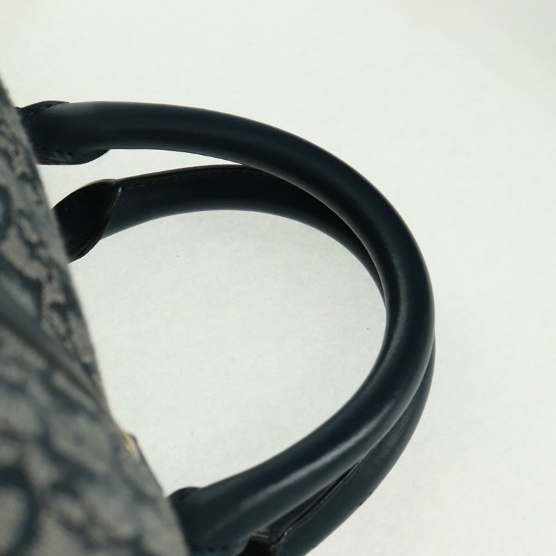 【日本直送】Christian Dior Trotter帆布波士頓包，兩用款，海軍藍/金色，正品，貨號168742SAV-7