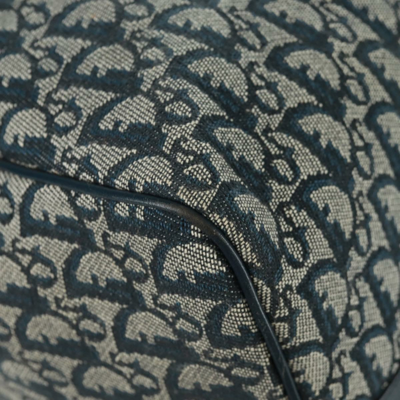 【日本直送】Christian Dior Trotter帆布波士頓包，兩用款，海軍藍/金色，正品，貨號168742SAV-14