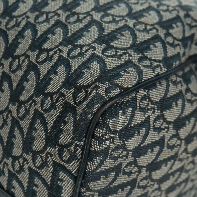 【日本直送】Christian Dior Trotter帆布波士頓包，兩用款，海軍藍/金色，正品，貨號168742SAV-15