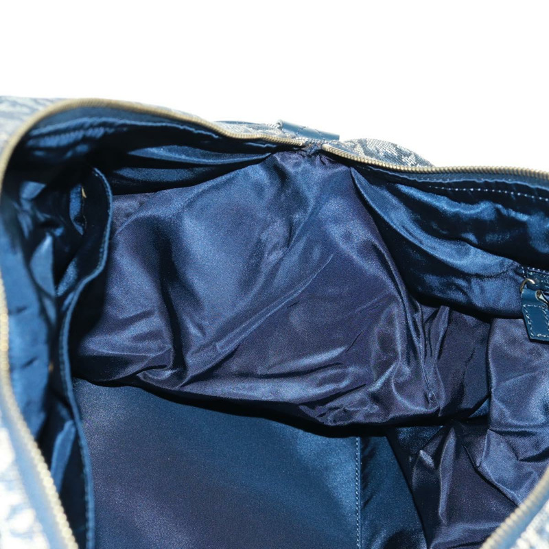 【日本直送】Christian Dior Trotter帆布波士頓包，兩用款，海軍藍/金色，正品，貨號168742SAV-21