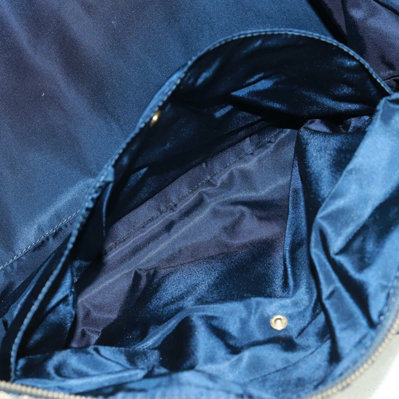 【日本直送】Christian Dior Trotter帆布波士頓包，兩用款，海軍藍/金色，正品，貨號168742SAV-25