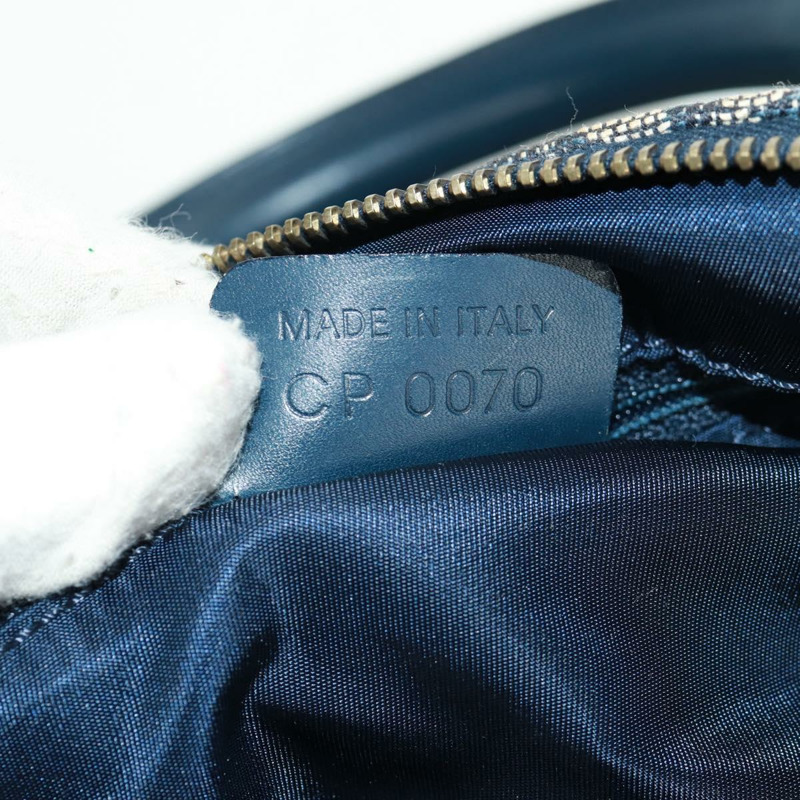 【日本直送】Christian Dior Trotter帆布波士頓包，兩用款，海軍藍/金色，正品，貨號168742SAV-26