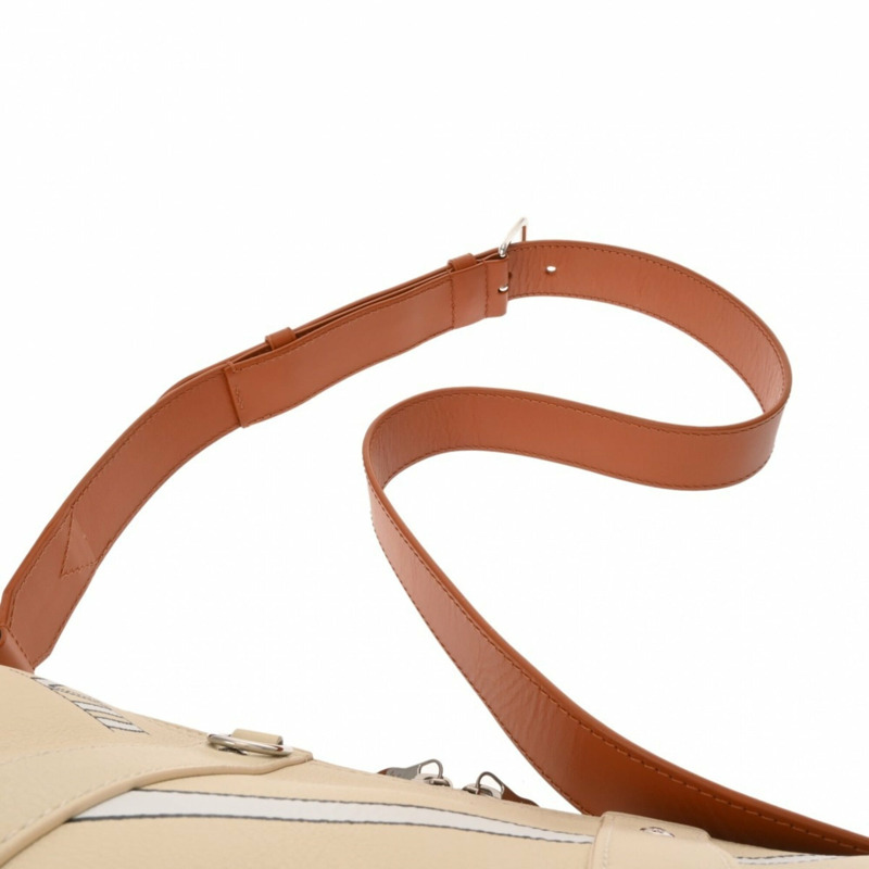 路易威登 City Keepall 2022 春夏款奶油色 M59670 男女小牛皮單肩包 A級二手 Ginzo-4