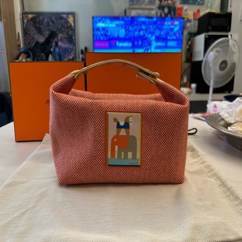 Hermes 便當包 瓦色