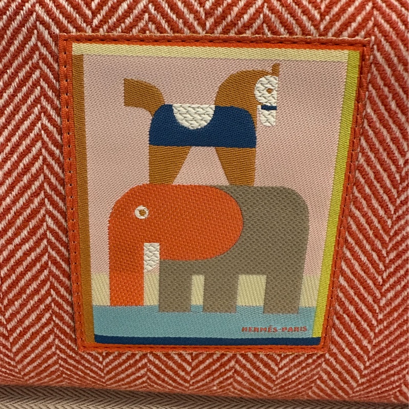 Hermes 便當包 瓦色-4