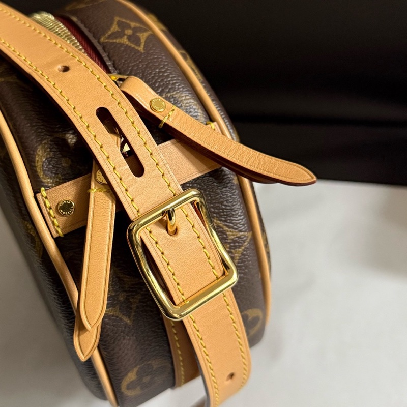 99新 Louis Vuitton路易威登老花小號圓餅包單肩斜挎包 有塵袋芯片款 尺寸：長17cm 寬7cm-8