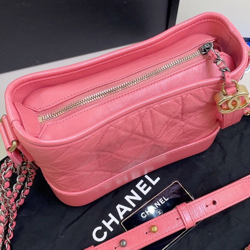 99新 Chanel 香奈兒 粉色小號流浪，29開  成色超級新 附件 卡+塵袋-5