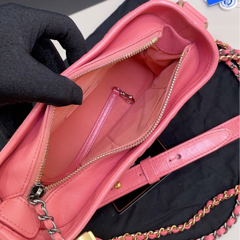 99新 Chanel 香奈兒 粉色小號流浪，29開  成色超級新 附件 卡+塵袋-6