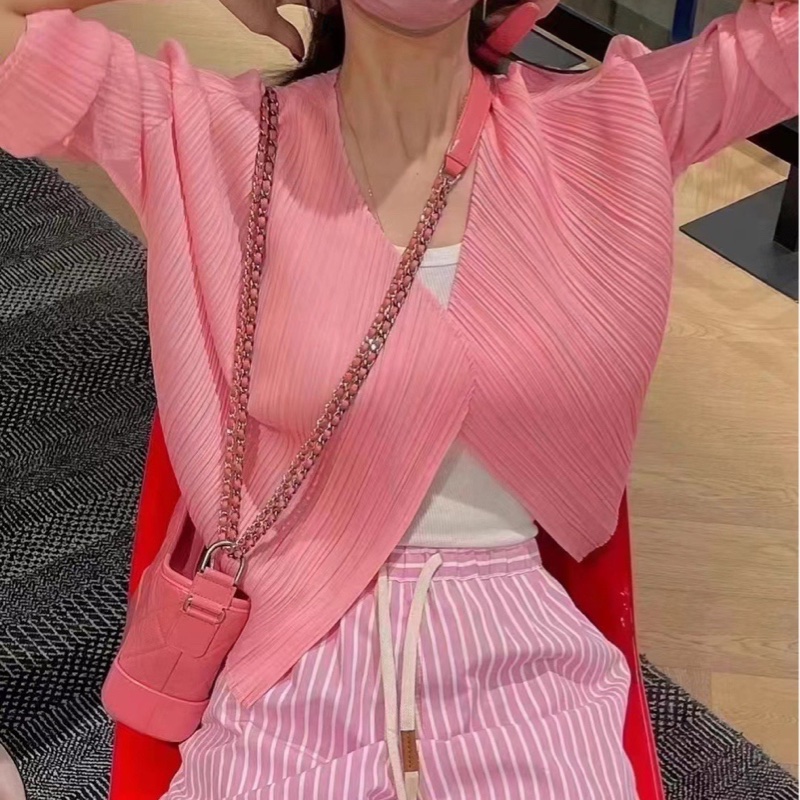 99新 Chanel 香奈兒 粉色小號流浪，29開  成色超級新 附件 卡+塵袋-7