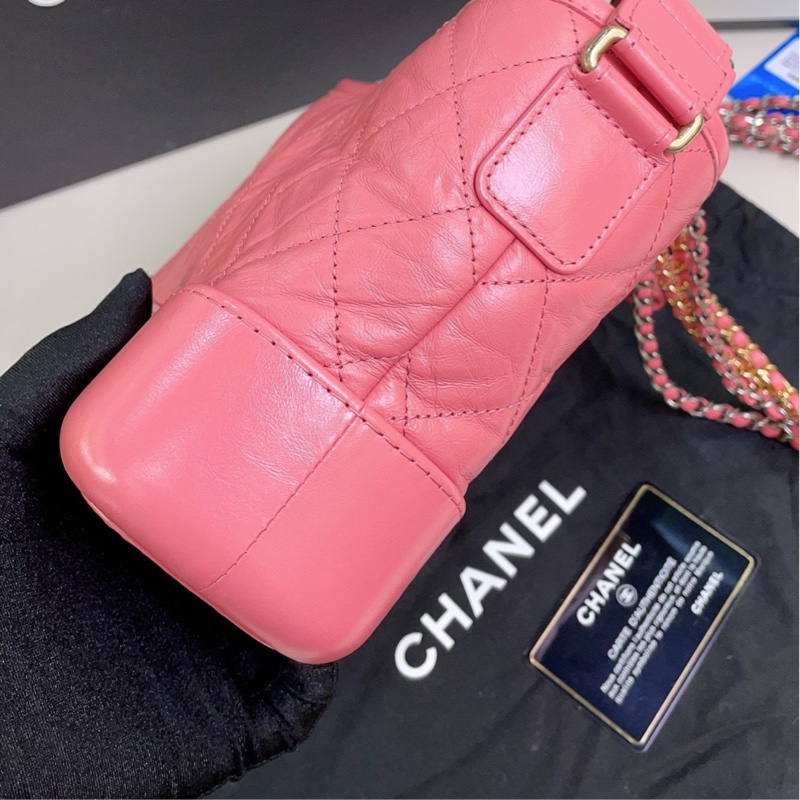 99新 Chanel 香奈兒 粉色小號流浪，29開  成色超級新 附件 卡+塵袋-8