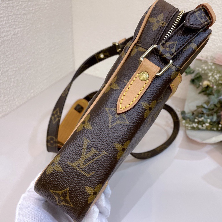 98新Lv路易威登老花單層相機包 絕版好成色 經典款尺寸15*21*5 中性款男女可背 這只稀有好成色  買到賺到了-3