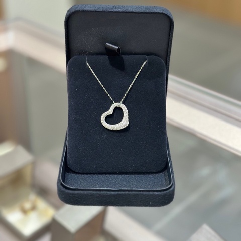 Tiffany蒂芙尼满钻爱心项链