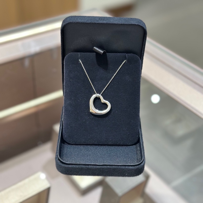 Tiffany蒂芙尼满钻爱心项链-1