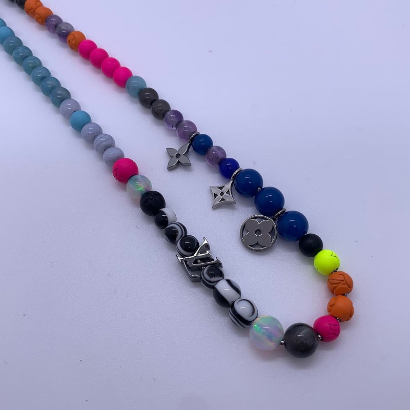 二手LV beads串珠項鍊 專櫃已停產 極其稀有-7