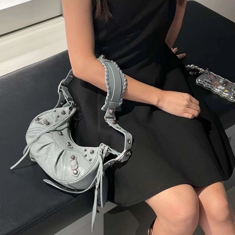 Balenciaga cagole bag ( IVG9Y ) Grey-6
