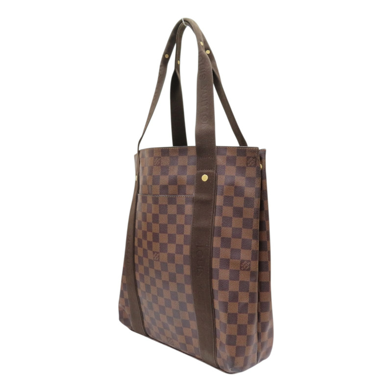 棕色 棋盤格帆布 Cabas Beaubourg Tote 手提包【LOUIS VUITTON LV 路易威登】-2
