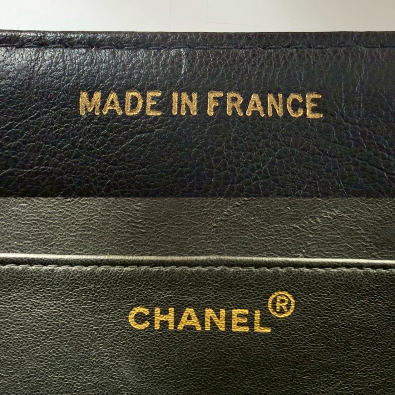 CHANEL Vintage菱格紋漆皮公事包-7