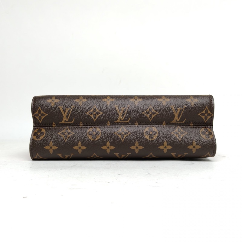 LOUIS VUITTON Victoire維多利亞手袋紅色PVC金扣2017老花-3