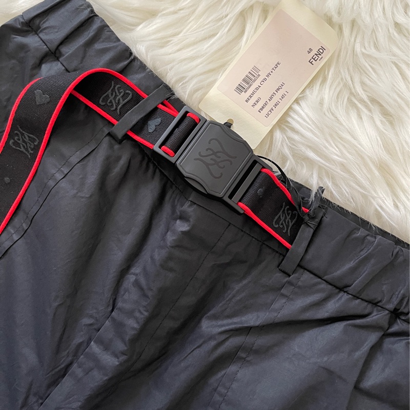 Fendi 黑色短褲-3