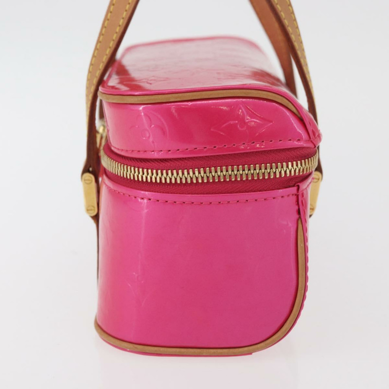 【日本直送】路易威登 Vernis Sullivan Horizontal PM 手袋 玫紅色 M91269 正品 165997V-2