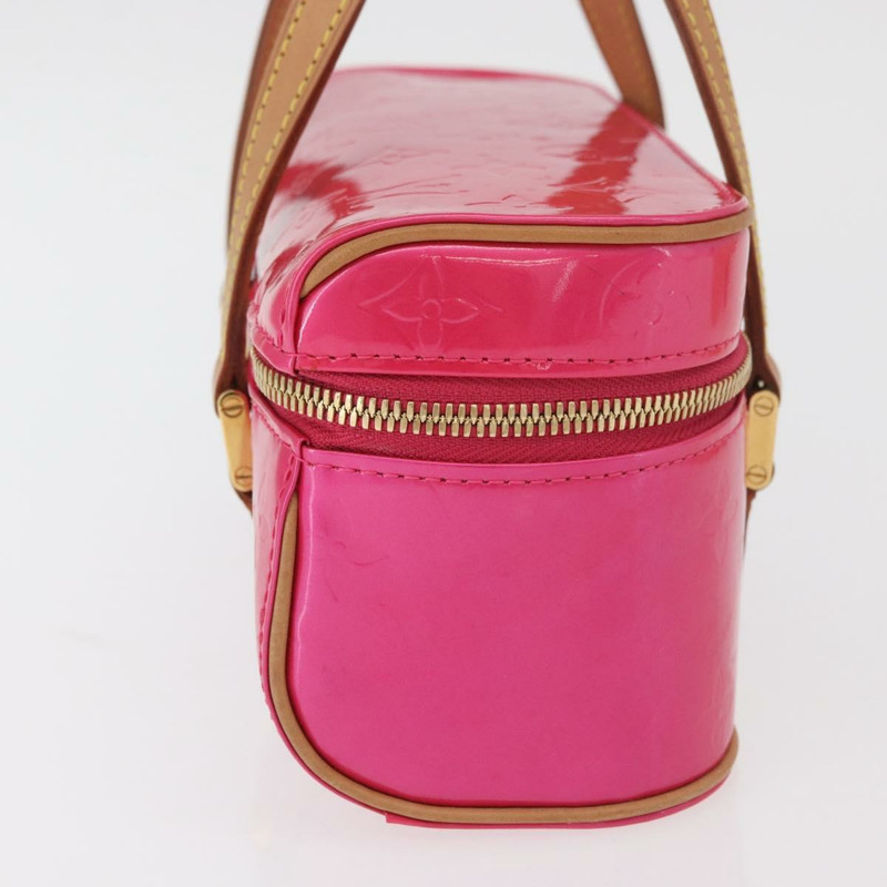 【日本直送】路易威登 Vernis Sullivan Horizontal PM 手袋 玫紅色 M91269 正品 165997V-3