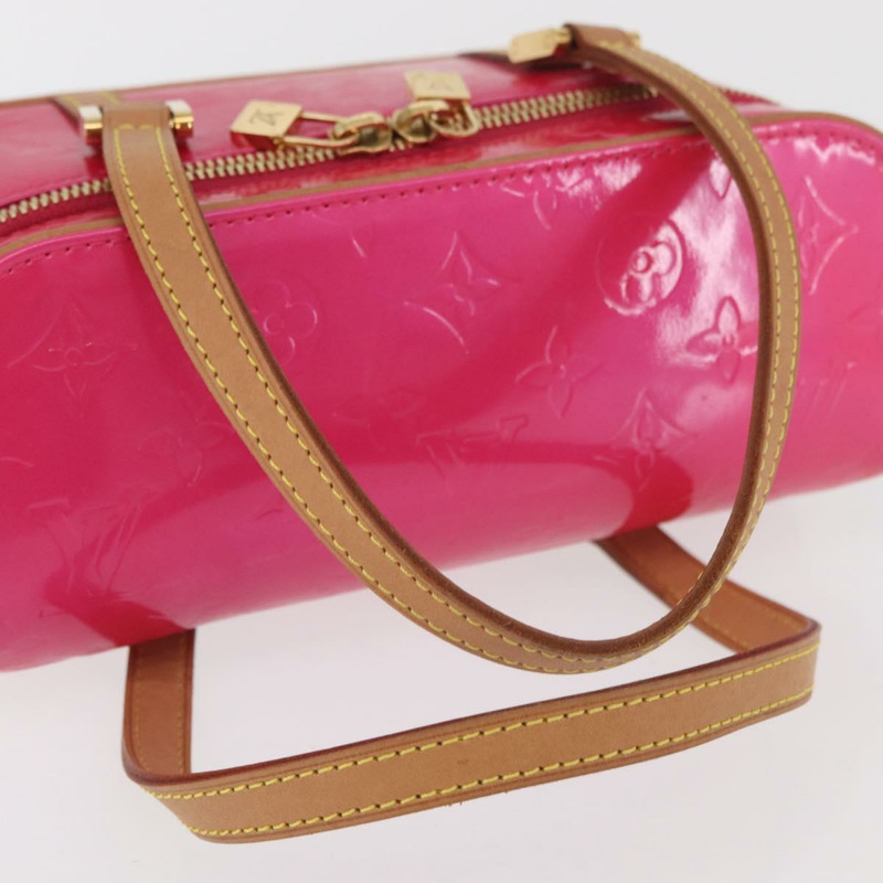 【日本直送】路易威登 Vernis Sullivan Horizontal PM 手袋 玫紅色 M91269 正品 165997V-6