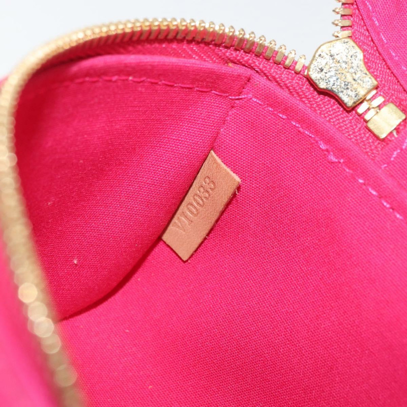 【日本直送】路易威登 Vernis Sullivan Horizontal PM 手袋 玫紅色 M91269 正品 165997V-10