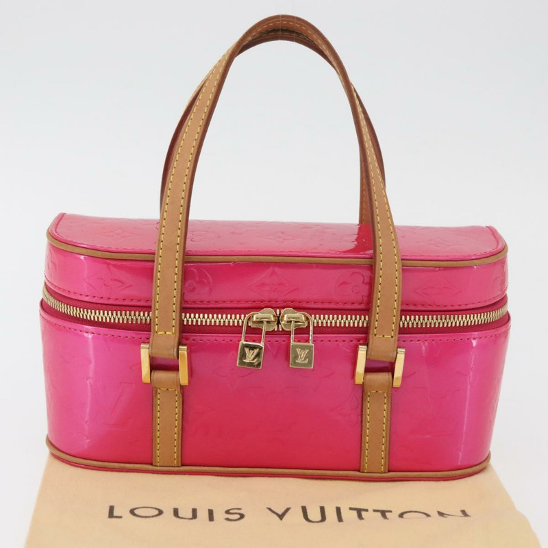 【日本直送】路易威登 Vernis Sullivan Horizontal PM 手袋 玫紅色 M91269 正品 165997V-11